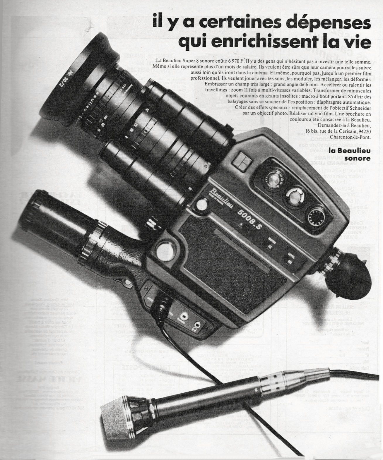 BEAULIEU 5008 S  (Publicité 1975)