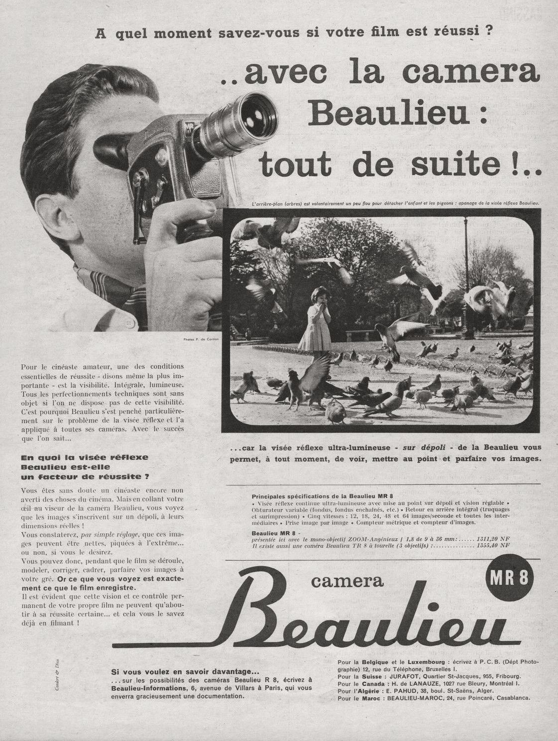 BEAULIEU MR8 (Publicité 1960)