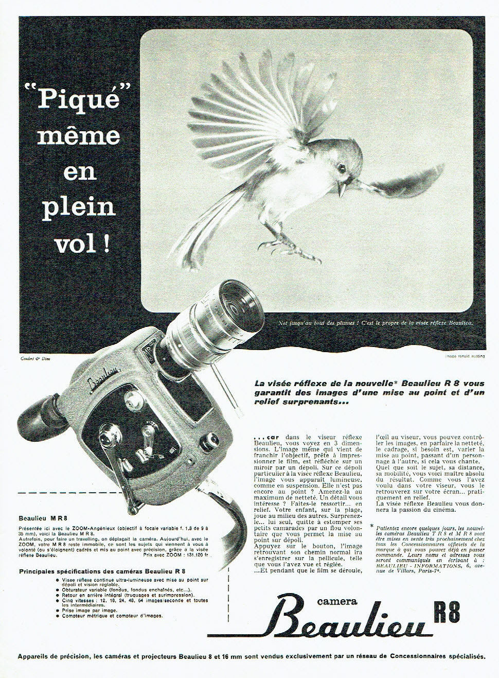 BEAULIEU MR8 (Publicité 1959)