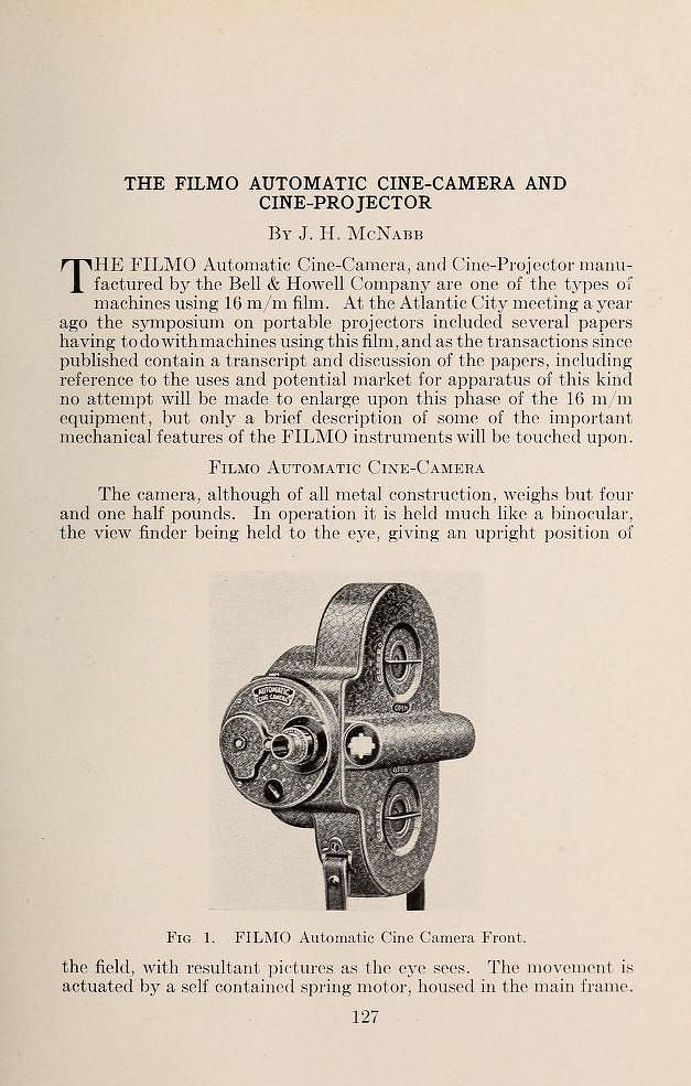 Filmo Automatic SMPE 1924 05