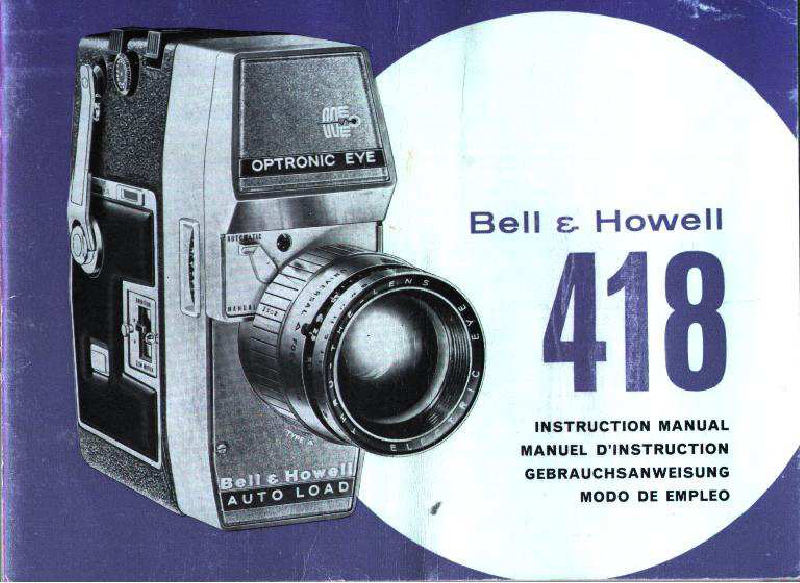 Bell&Howell 418 Cartridge camera
