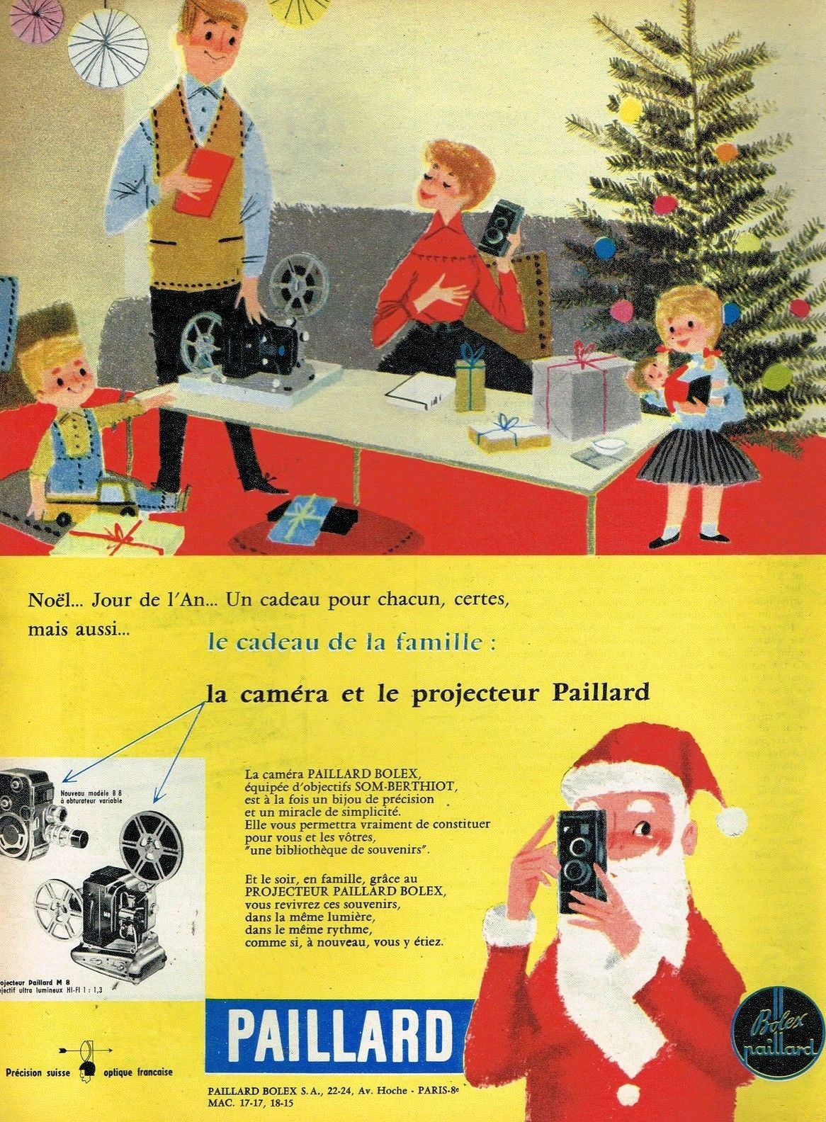 Publicité BOLEX B8 (1957)