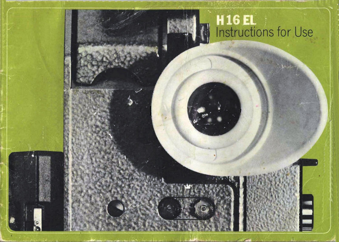 BOLEX H16 EL User Manual en