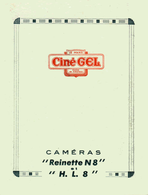 Cinegel HL8 N8 Manuel fr