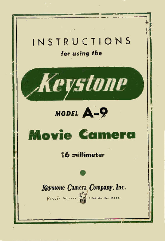 Keystone A-9 - User manual