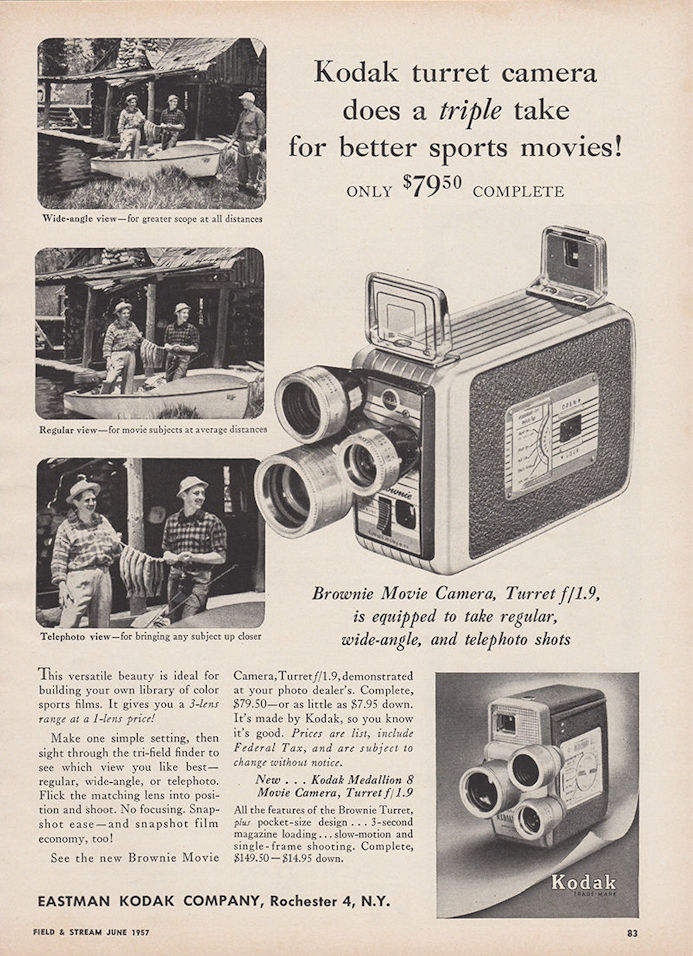 Ciné Kodak Brownie - Pub 1957