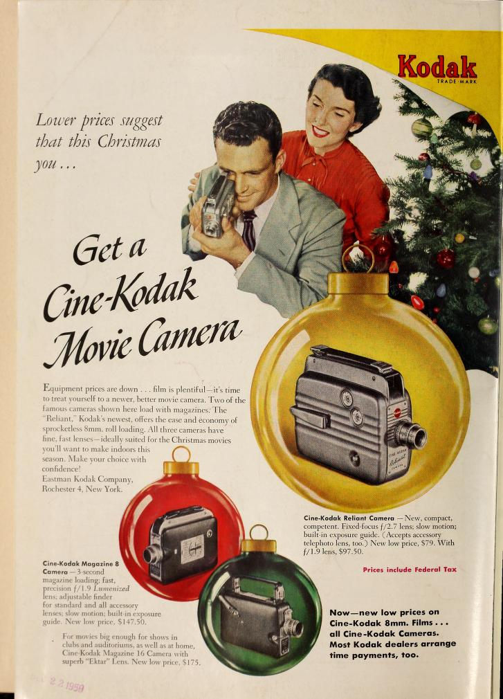 Ciné Kodak "Reliant" -   Dec 1949