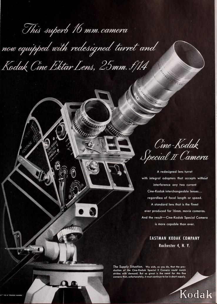 Ciné Kodak "Special" - Movie Maker Aout 1948