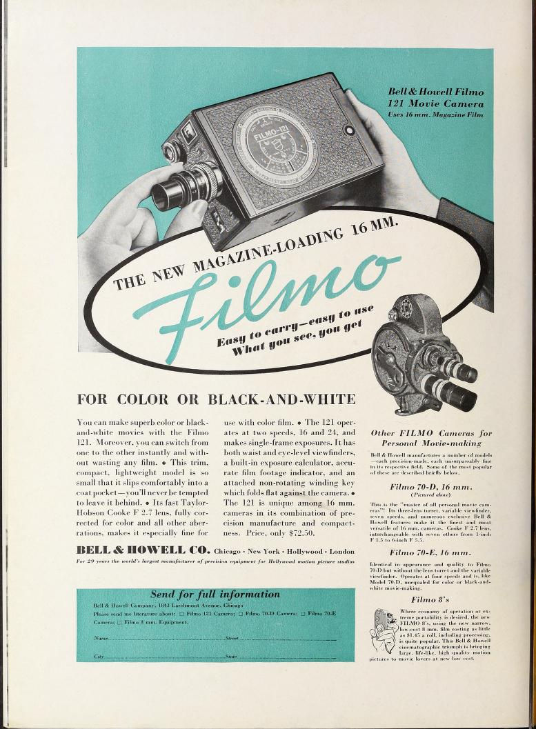 Publicité ancienne Ciné-Kodak huit 1936 issue de magazine 